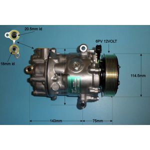Compressor (AirCon Pump) Ford Transit / Transit Torneo -2014 2.2 TD MK7 FWD Diesel (Nov 2011 to Aug 2014)