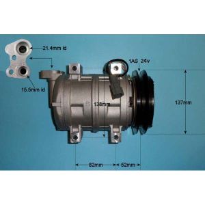 Compressor (AirCon Pump) Hitachi Excavator 360 ZX350LC Diesel (1990 to 2023)