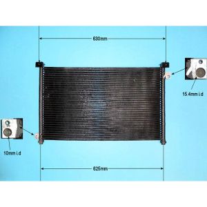 Condenser (AirCon Radiator) Honda Accord MK7 Coupe (98-) 2.0 16v Petrol (Feb 1998 to Jun 2003)