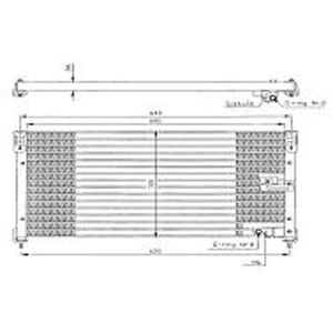 Condenser (AirCon Radiator) Honda Accord MK4 (90-93) 2.2 16v Petrol (Jan 1990 to Dec 1990)