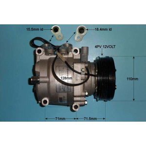 Compressor (AirCon Pump) Honda Civic Hatchback MA (91-96) 1.6 Petrol (Sep 1994 to Jan 1997)