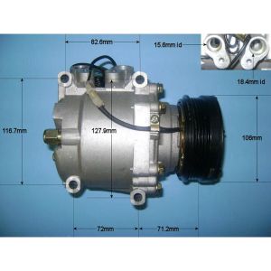 Compressor (AirCon Pump) Honda Civic 95-01 (EJ9 / EK3/4) 1.4 Petrol (Nov 1995 to Feb 2001)