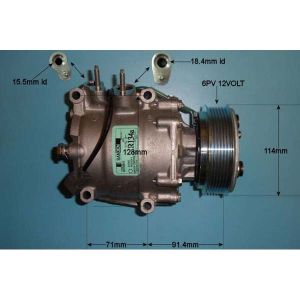 Compressor (AirCon Pump) Honda Civic Hatchback (01-05) 1.4 Petrol (Feb 2001 to Sep 2005)