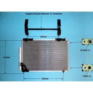 Condenser (AirCon Radiator) Honda Stream 1.7 Petrol (Apr 2001 to 2023)