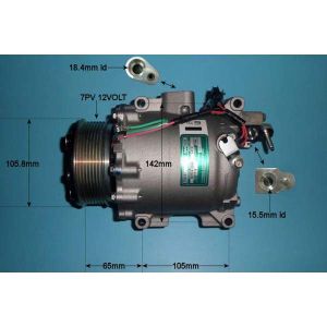 Compressor (AirCon Pump) Honda Civic Hatchback (05-11) 2.0 TYPE R Petrol (Feb 2006 to 2023)