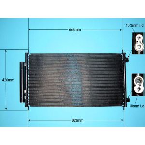Condenser (AirCon Radiator) Honda CRV 2.0 TD Diesel (Nov 2006 to Dec 2011)