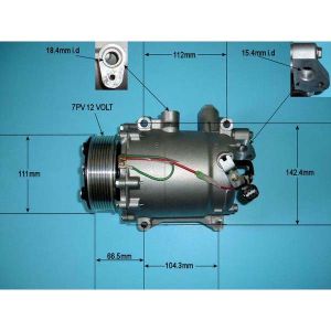 Compressor (AirCon Pump) Honda CRV 2.4 Petrol (Sep 2006 to Dec 2011)