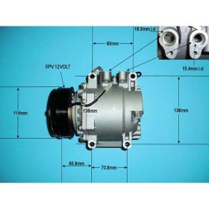 Compressor (AirCon Pump) Honda Jazz 1.2 Petrol (Jan 2002 to Sep 2003)