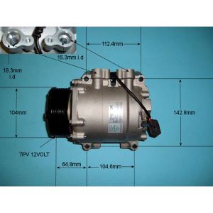 Compressor (AirCon Pump) Honda Accord MK8 (03-) 2.0 Petrol (Feb 2003 to Dec 2008)