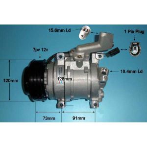 Compressor (AirCon Pump) Honda CRV 2.2 CTDi Diesel (Nov 2006 to Dec 2011)