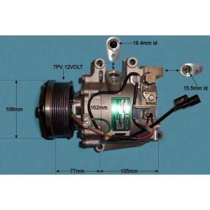 Compressor (AirCon Pump) Honda Civic Hatchback (05-11) 1.8 TYPE S Petrol (Feb 2006 to 2023)