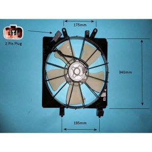 Radiator Cooling Fan Honda Civic Coupe (01-06) 1.7 Petrol (May 2001 to Dec 2005)