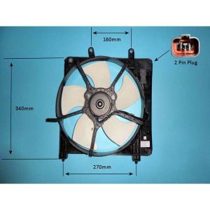 Radiator Cooling Fan Honda Jazz 1.2 Petrol (Sep 2003 to Dec 2008)