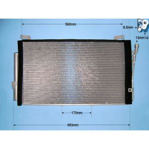 Condenser (AirCon Radiator) Hyundai Matrix 1.8 16v Petrol (Mar 2004 to Aug 2010)