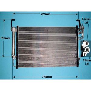 Condenser (AirCon Radiator) Hyundai Trajet 2.7 V6 Petrol (Sep 1999 to 2023)