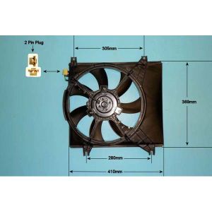 Condenser Cooling Fan Hyundai Amica 1.1 Petrol (Jun 2003 to 2023)