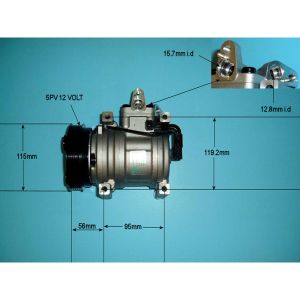 Compressor (AirCon Pump) Hyundai i 10 1.1 CRDi Diesel (Jan 2008 to Dec 2013)