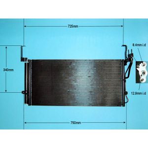Condenser (AirCon Radiator) Hyundai Santa Fe 2.0 TDCi / CRDI Diesel (Jun 2001 to Feb 2006)