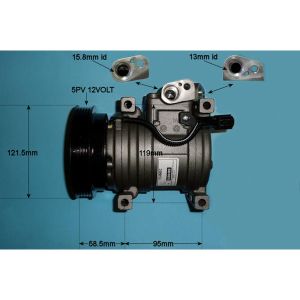 Compressor (AirCon Pump) Hyundai i 10 1.2 Petrol (Oct 2007 to Dec 2013)