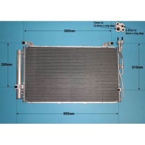 Condenser (AirCon Radiator) Hyundai Matrix 1.5 CRDI Diesel (Jun 2001 to Oct 2004)