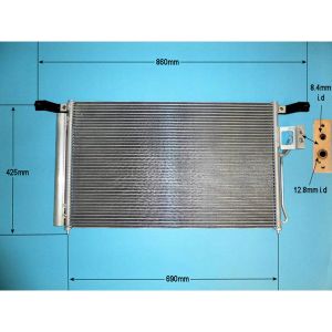 Condenser (AirCon Radiator) Hyundai Santa Fe 2.2 CRDi Diesel Manual (Mar 2006 to Dec 2008)