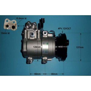 Compressor (AirCon Pump) Hyundai Getz 1.4 Petrol (Aug 2005 to 2023)