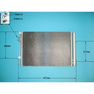 Condenser (AirCon Radiator) Hyundai Accent 1.4 16v Petrol (Jul 2011 to Nov 2013)