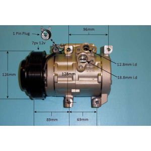 Compressor (AirCon Pump) Hyundai i Load 2.5 Crdi Diesel (Jun 2008 to 2023)