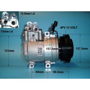 Compressor (AirCon Pump) Hyundai Elantra 1.8 16v Petrol (Jun 2000 to Jul 2006)