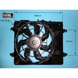 Radiator Cooling Fan Hyundai i 30 1.4 16v Petrol (Jun 2007 to Apr 2012)