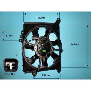 Radiator Cooling Fan Hyundai Getz 1.4 Petrol (Aug 2005 to 2023)