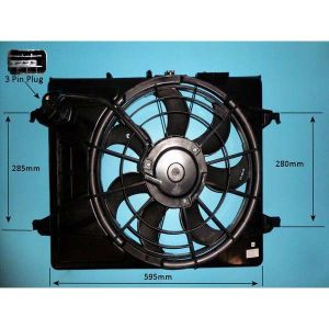 Radiator Cooling Fan Hyundai i 30 2.0 16v Petrol (Jun 2007 to Nov 2011)