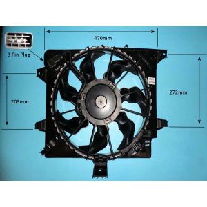 Radiator Cooling Fan Hyundai i 30 1.4 CRDi Diesel (Dec 2011 to Dec 2016)