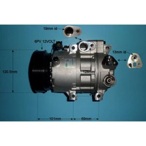 Compressor (AirCon Pump) Hyundai Santa Fe 2.2 CRDi Diesel Automatic (Mar 2006 to Dec 2008)