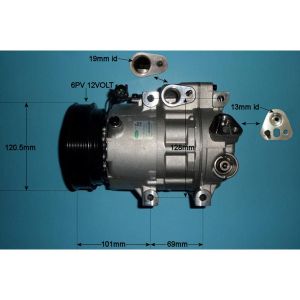 Compressor (AirCon Pump) Hyundai Santa Fe 2.2 CRDi Diesel Manual (Mar 2006 to Dec 2008)