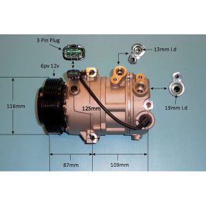 Compressor (AirCon Pump) Hyundai iX 35 2.0 GDi Petrol (Aug 2013 to Apr 2015)