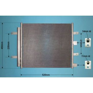 Condenser (AirCon Radiator) Jaguar S Type 3.0 V6 Petrol (Mar 2002 to Oct 2007)