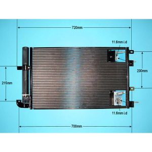 Condenser (AirCon Radiator) Jaguar S Type 2.7 D Diesel (Jun 2004 to Oct 2007)