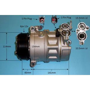 Compressor (AirCon Pump) Jaguar XF 2.2 D Diesel (Apr 2011 to Apr 2015)