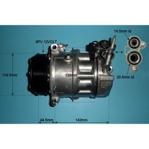 Compressor (AirCon Pump) Jaguar XF 3.0 Petrol (Nov 2012 to Apr 2015)