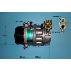 Compressor (AirCon Pump) Jaguar XF 2.2 D Diesel (Sep 2012 to Apr 2014)