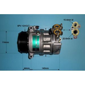 Compressor (AirCon Pump) Jaguar XF 2.2 D Diesel (Apr 2011 to Apr 2015)