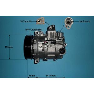 Compressor (AirCon Pump) Jaguar XF 2.7 D Diesel (Mar 2008 to Apr 2015)