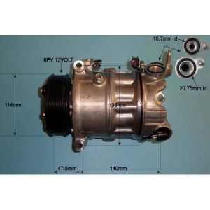 Compressor (AirCon Pump) Jaguar F Pace 3.0 D Diesel (Sep 2015 to 2023)