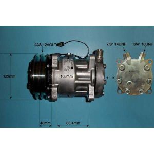 Compressor (AirCon Pump) JCB Fastrack 1115S Diesel (1995 to 2023)