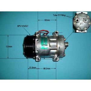 Compressor (AirCon Pump) JCB Fastrack 2170 Diesel (Jan 2010 to 2023)