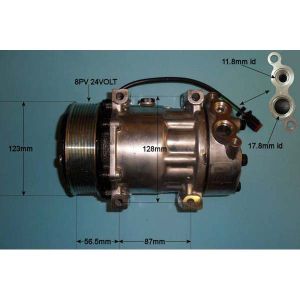 Compressor (AirCon Pump) JCB Excavator 360 JS160W Diesel (1990 to 2023)