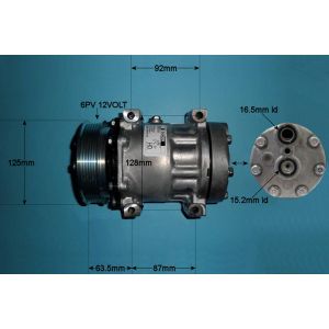 Compressor (AirCon Pump) Jeep Cherokee 4.0 Petrol (Mar 1994 to Jan 1997)