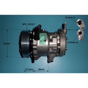 Compressor (AirCon Pump) Jeep Cherokee 3.7 V6 Petrol Manual (Oct 2001 to Dec 2005)