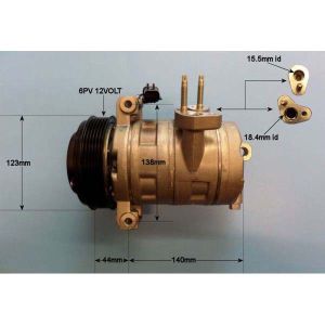 Compressor (AirCon Pump) Jeep Cherokee 2.8 CRDi Diesel (May 2008 to 2023)